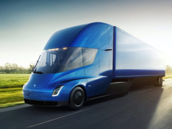 Tesla clean energy truck